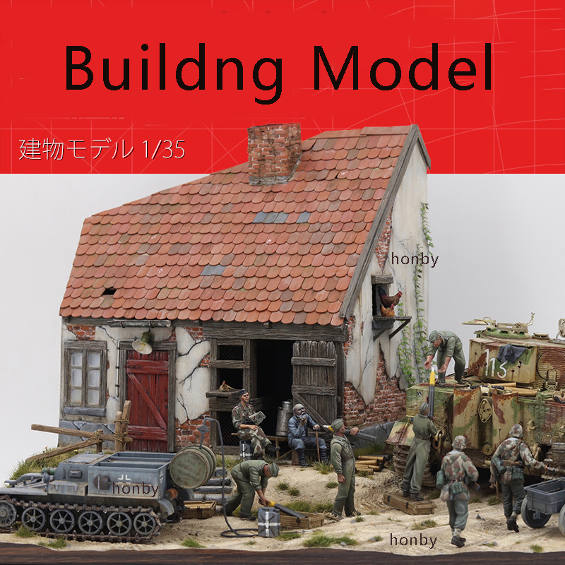 Model Kit Locomotive - 1/35 Model Scenariusz Suite DIY Ręcznie