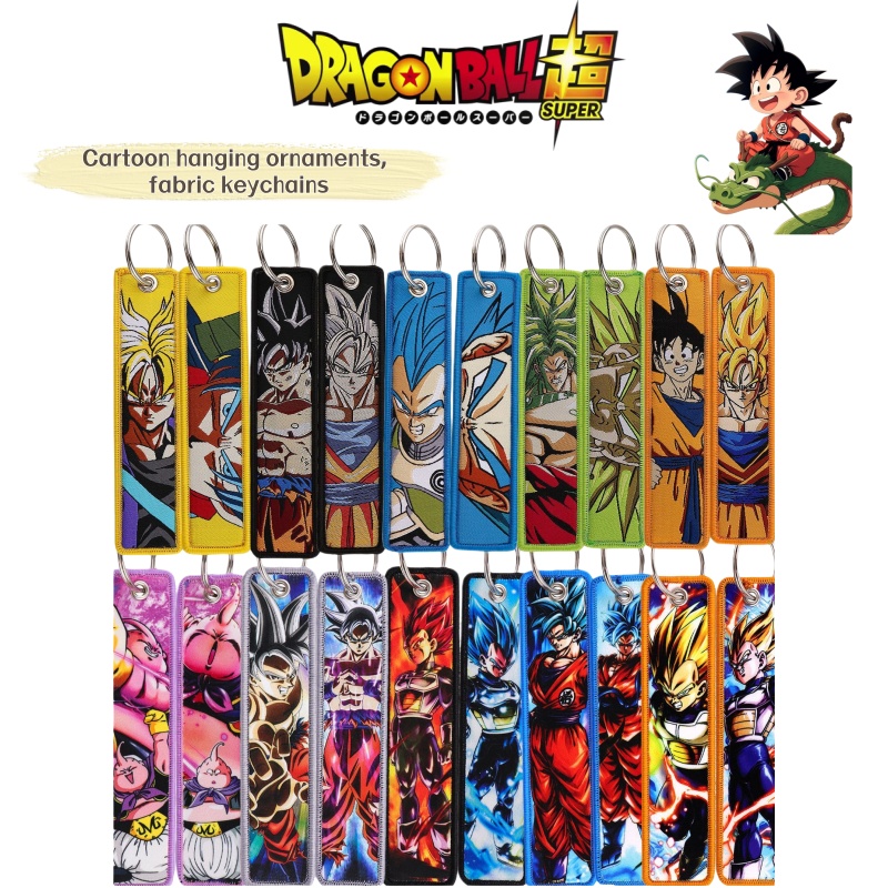 Model Kit Dragon Ball - Breloczek z tkaną etykietą z motywem