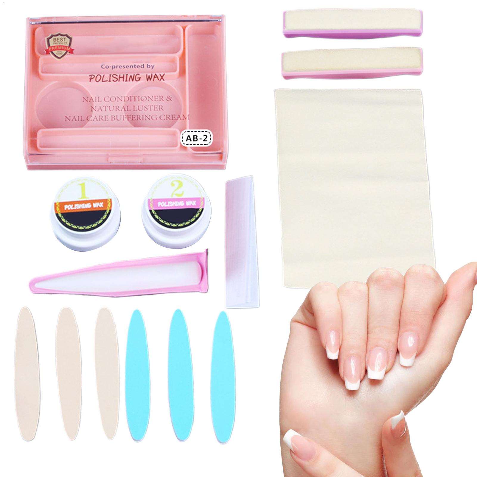 Sanding Stick Set - Zestaw do polerowania paznokci, wosk, narzędzia