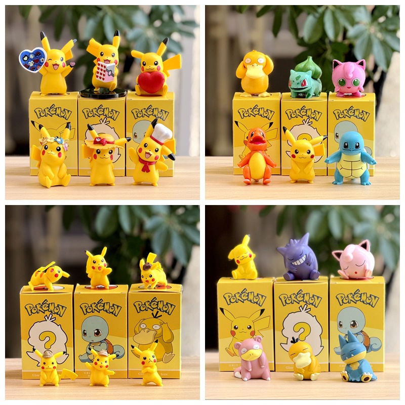 Model Kit Quick Pokemon - Figurka Pokemon Pikachu Anime, mini model