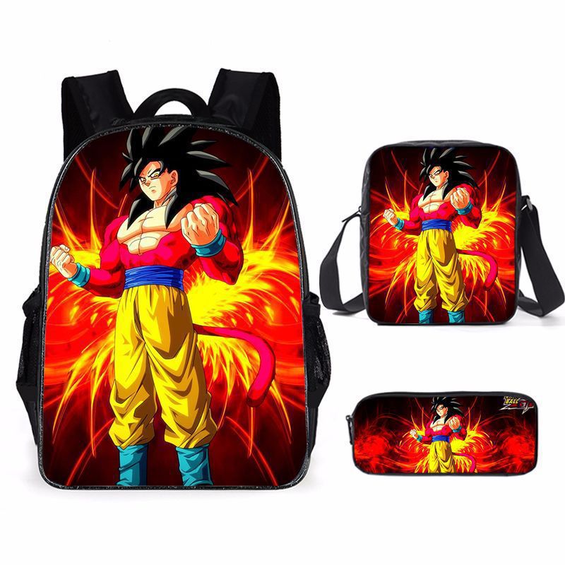 Model Kit Dragon Ball - Zestaw plecaków z nadrukiem kawaii kreskówkowych