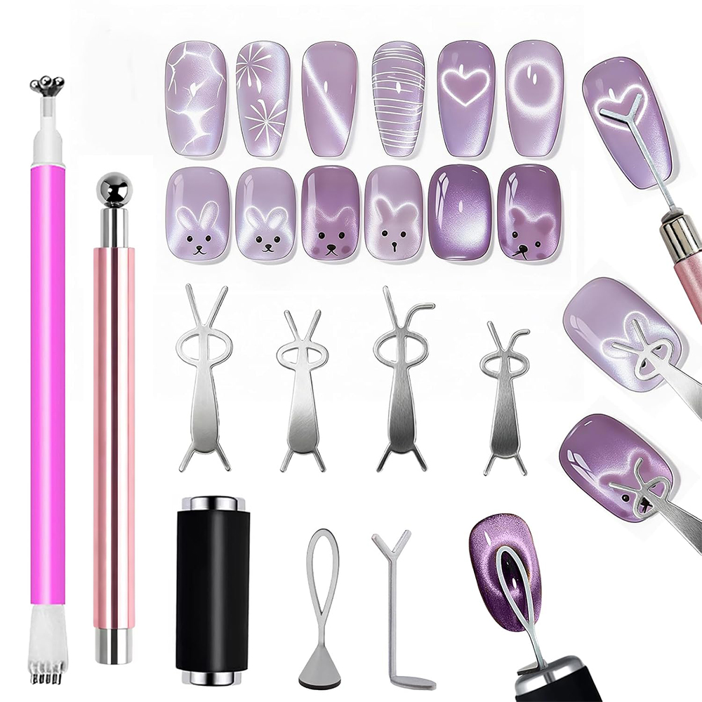 Sanding Stick Set - Zestaw 10 magnesów do paznokci z