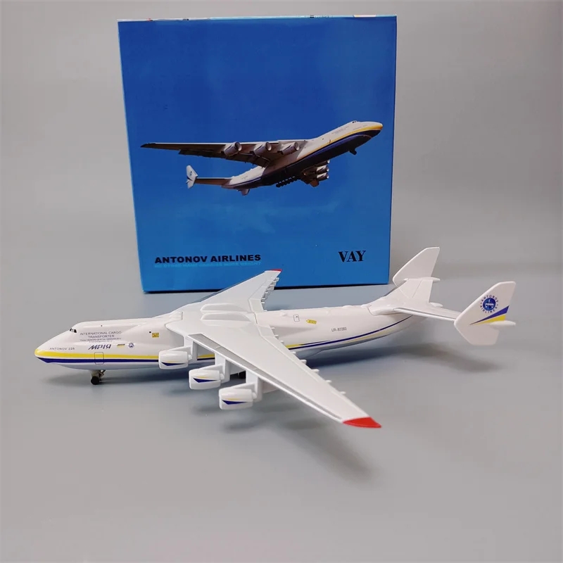 Model Kit Ukraine - 20cm Ukraina Antonov AN225 Mriya Metalowy