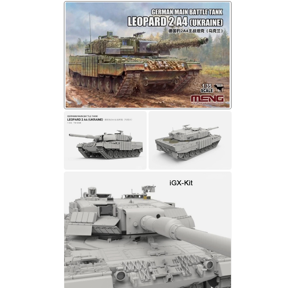 Model Kit Ukraine - Meng TS-058 1:35 Skala Niemiecki czołg