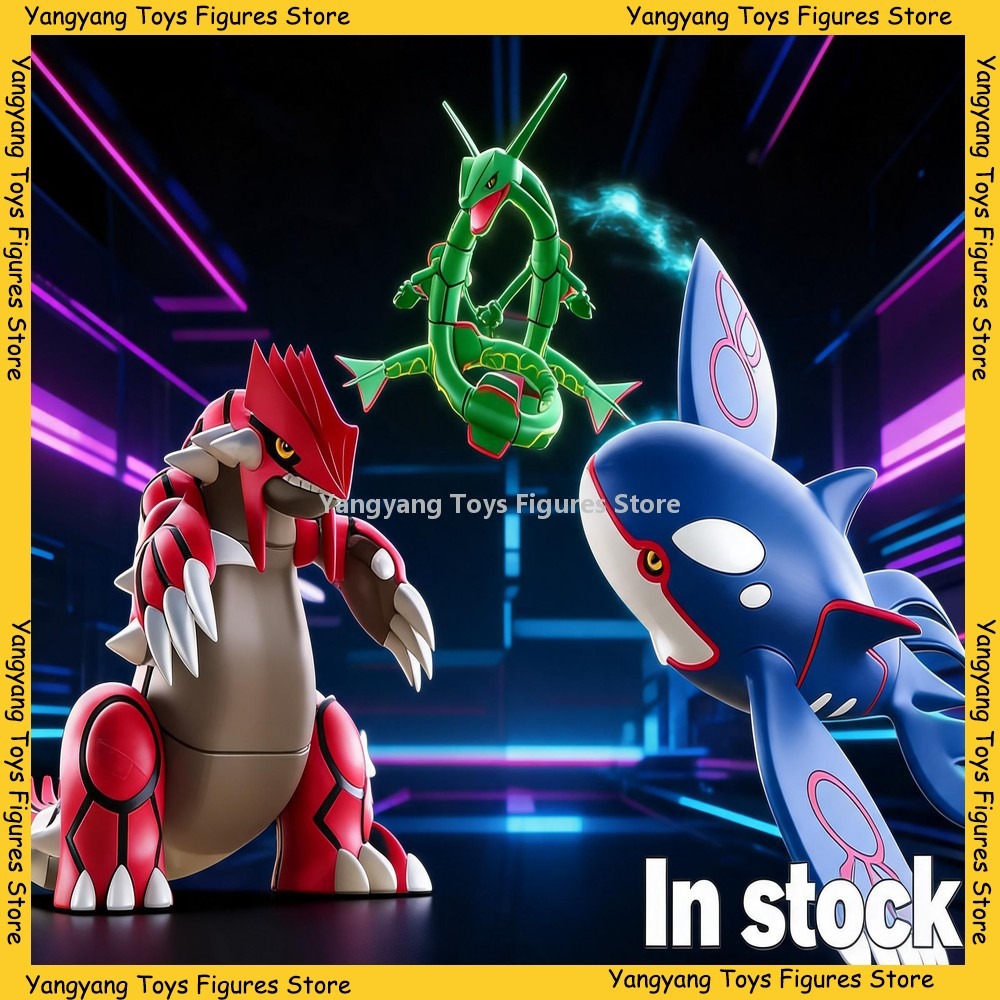 Model Kit Rayquaza - Oryginalna figurka Bandai POKEMON Scale World