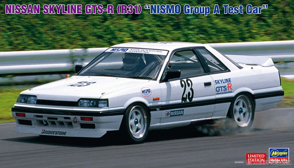 Model Kit Nissan Skyline - Statyczny zmontowany model samochodu Hasegawa-20549 w