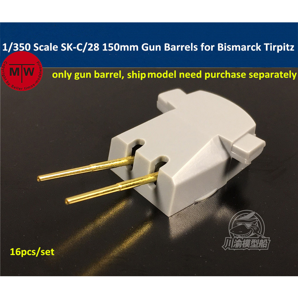 Model Kit Revell - 1/350 skala SK-C/28 150mm mosiężne beczki