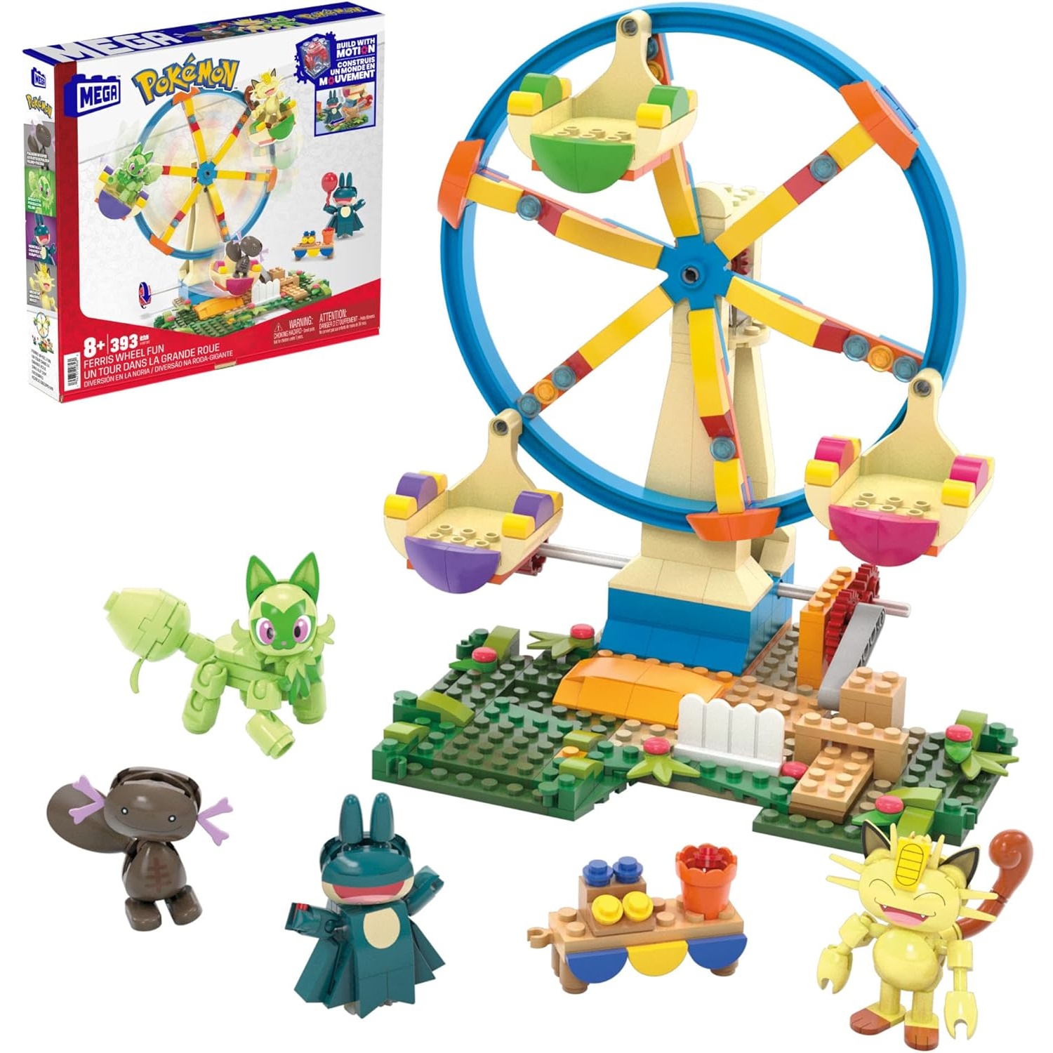 Model Kit Quick Pokemon - Zestaw do budowania MEGA Pokémon Fun