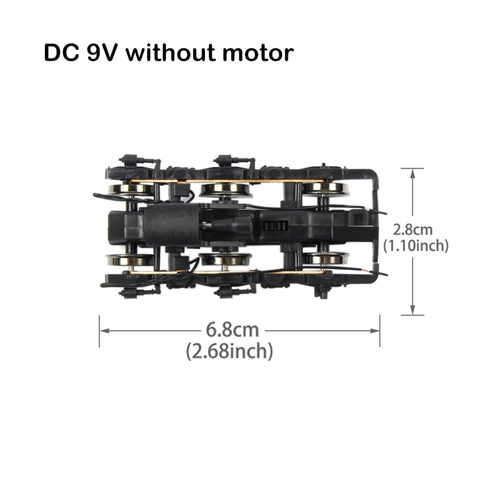 Ho skala 1:87 podwozie Bogie M – Model Kit Locomotive recenzja i cena