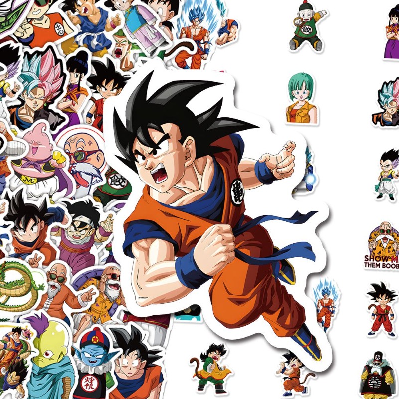 60 szt. naklejek Anime Dragon  – Model Kit Dragon Ball recenzja i cena