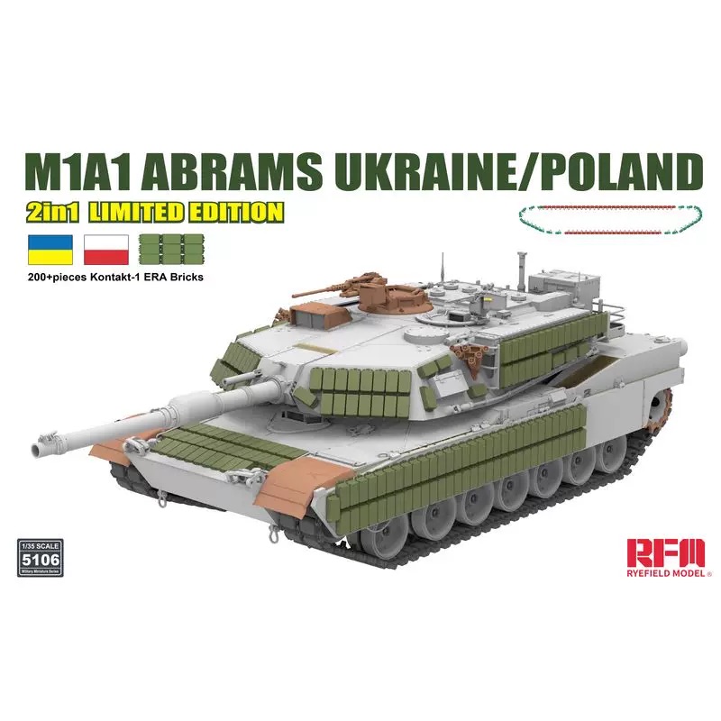 Rye Field 5106 Skala 1:35 M1A1 – Model Kit Ukraine recenzja i cena