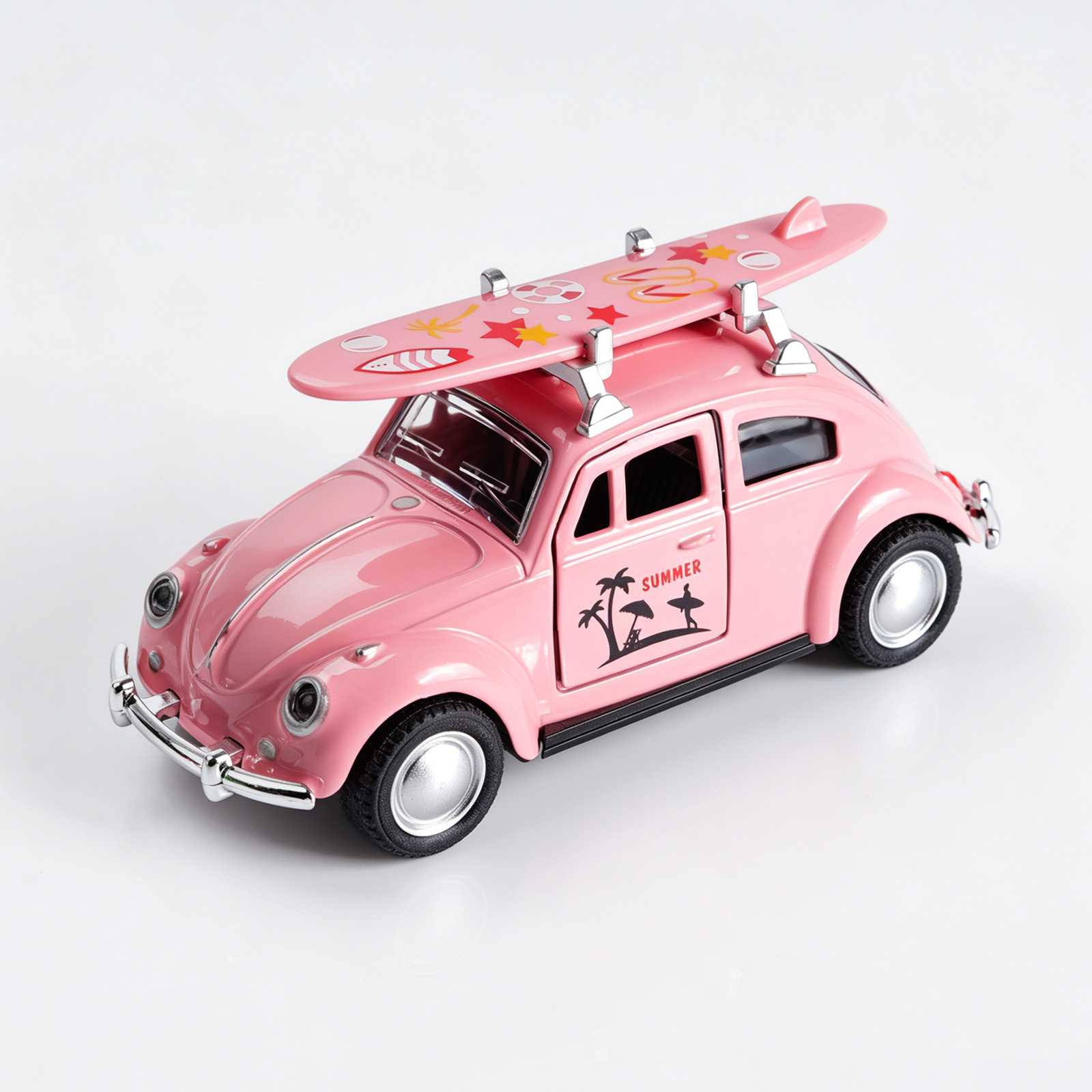 1:36 Różowy Volkswagen Beetle  – Model Kit Volkswagen recenzja i cena