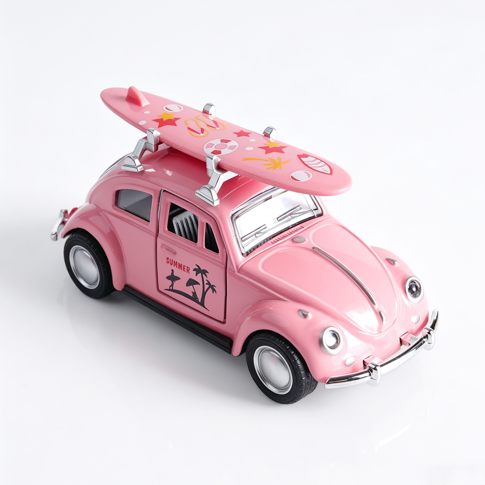 1:36 Różowy Volkswagen Beetle  – Model Kit Volkswagen recenzja i cena