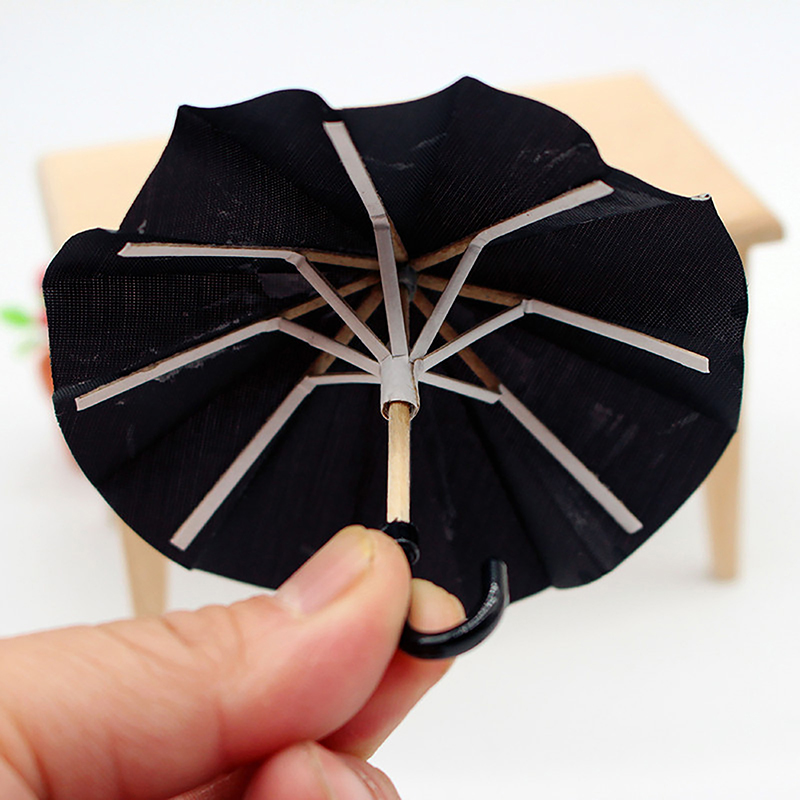 Miniaturowy czarny parasol do  – Model Kit Vintage recenzja i cena
