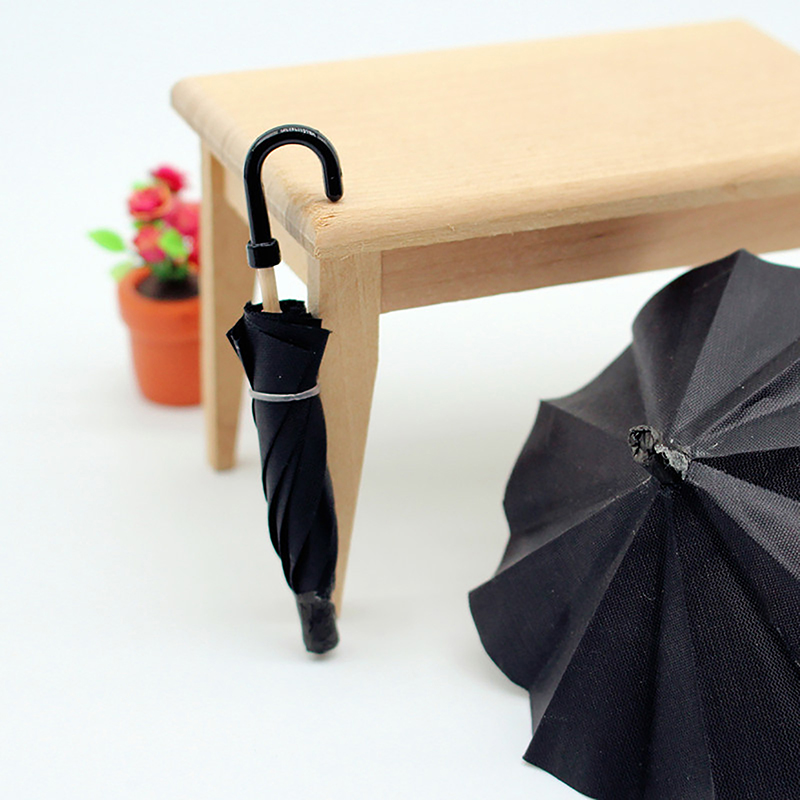 Miniaturowy czarny parasol do  – Model Kit Vintage recenzja i cena