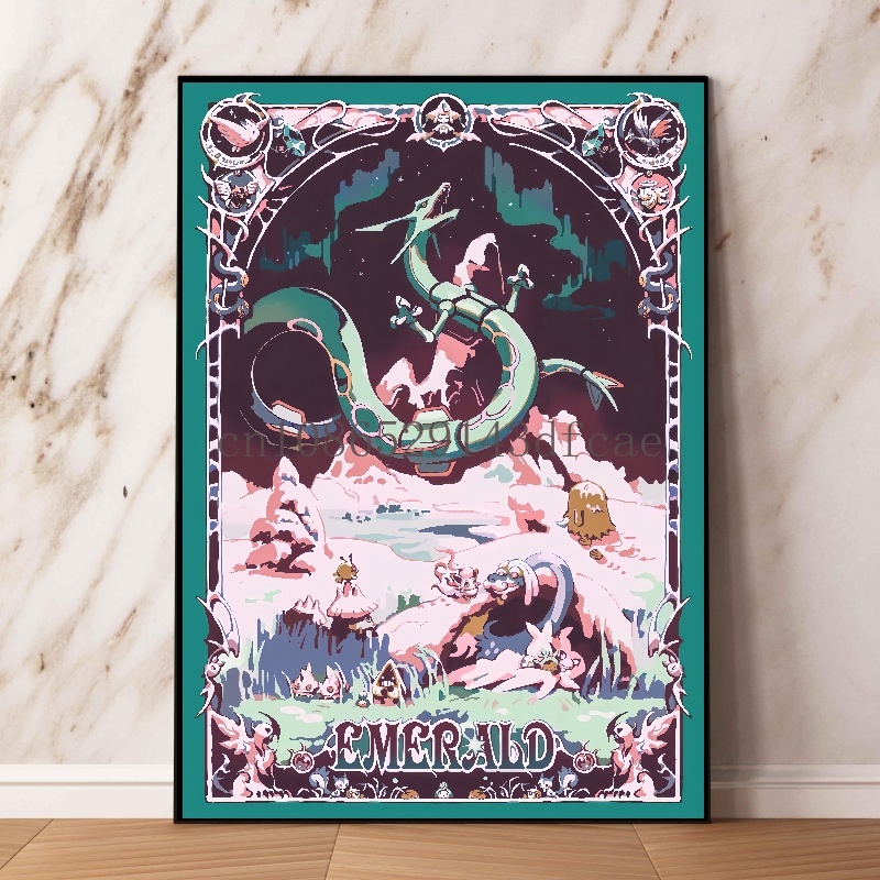 Pokemon Retro Cartoon Poster C – Model Kit Rayquaza recenzja i cena