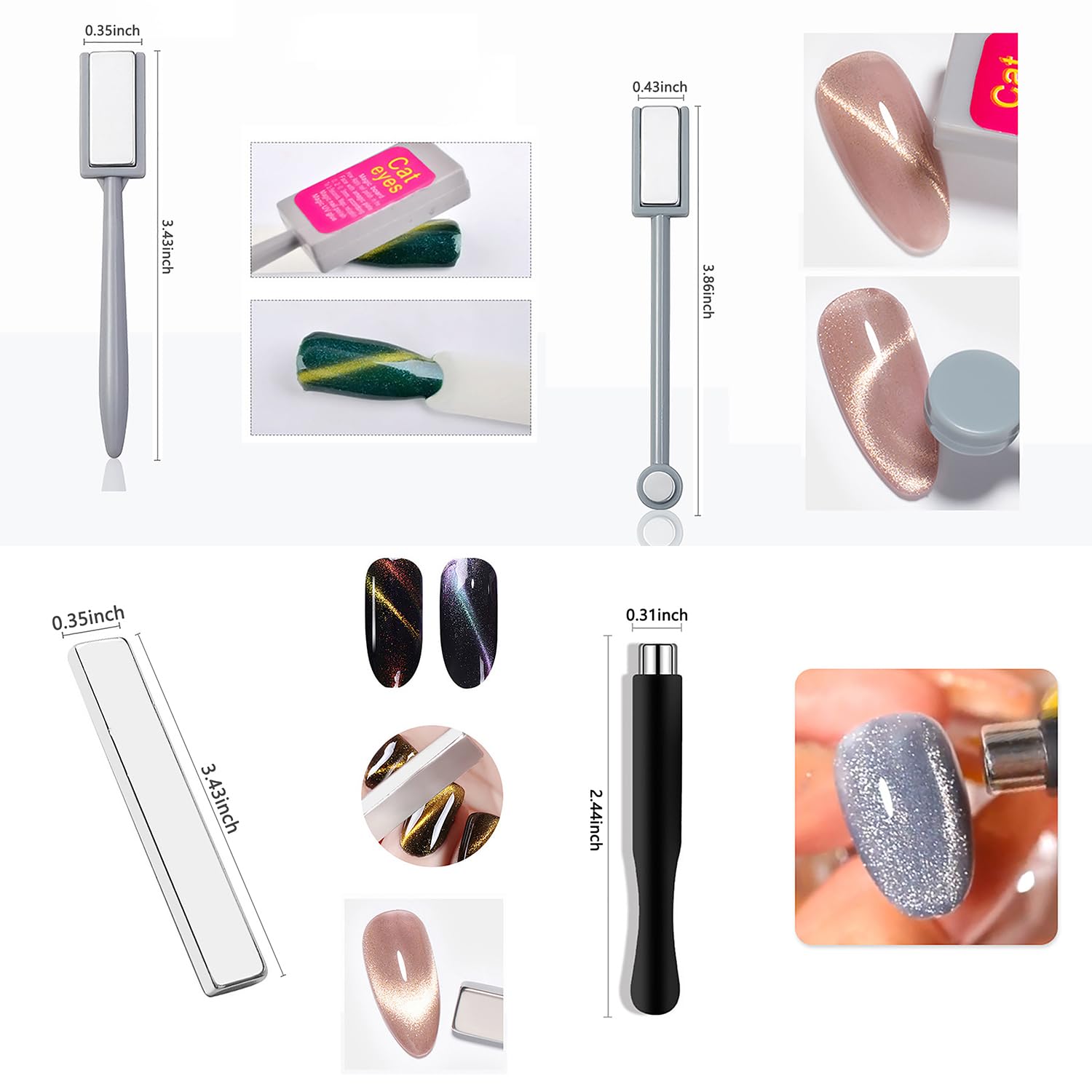 10 szt. Magnesów do efektu koc – Sanding Stick Set recenzja i cena