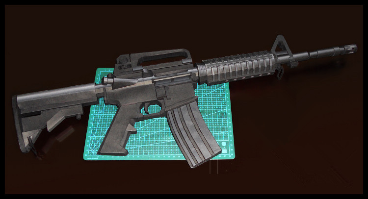1:1 Lifesize M4A1 Colt karabin – Model Kit Lego recenzja i cena