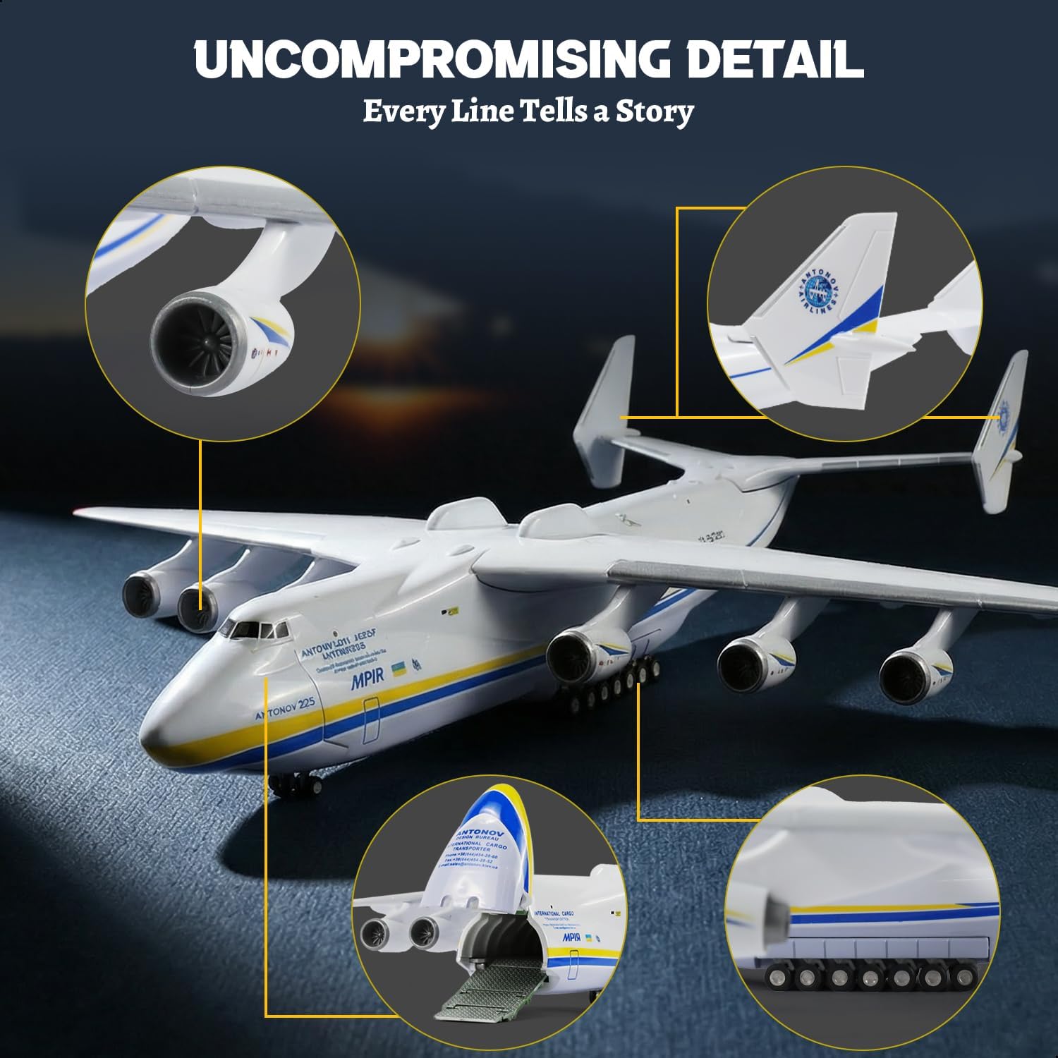 Model samolotu Antonow AN-225  – Model Kit Ukraine recenzja i cena