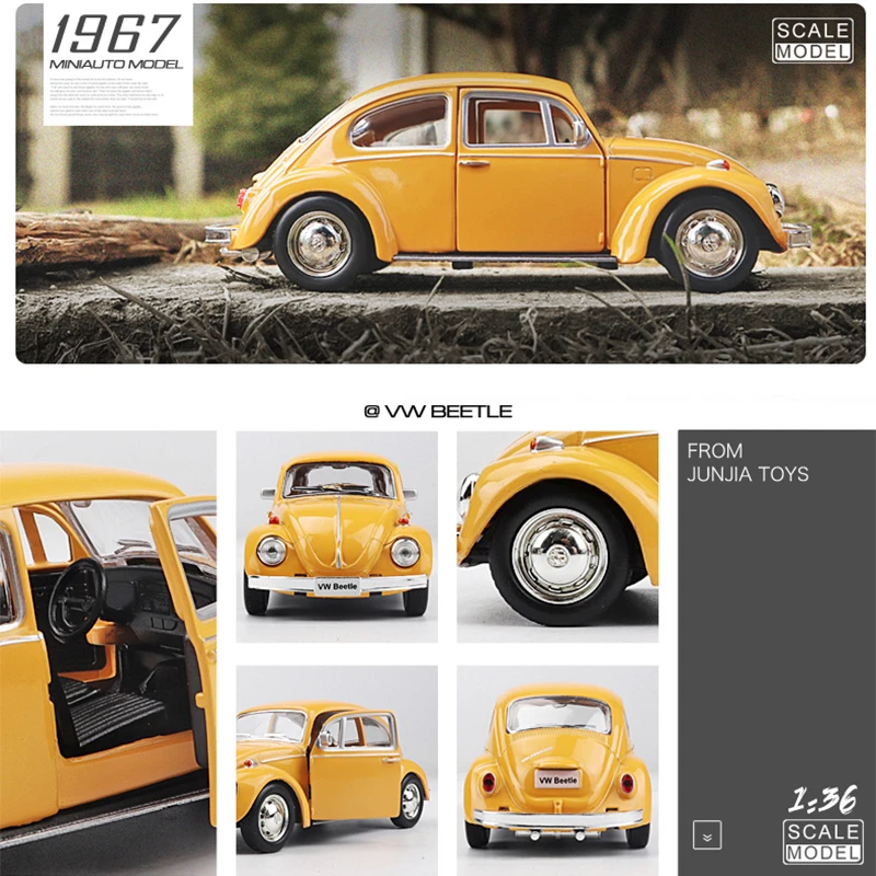 1:36 Volkswagen Beetle 1967 Kl – Model Kit Volkswagen recenzja i cena