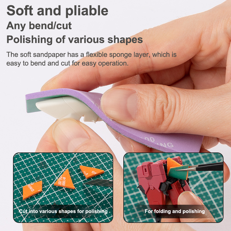 9 sztuk/zestaw 400~1200 Półszt – Sanding Stick Set recenzja i cena