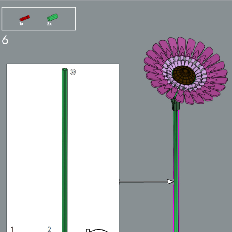 Zestawy klocków Lush Bouquet k – Model Kit Lego recenzja i cena