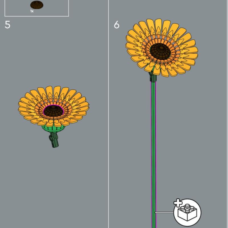 Zestawy klocków Lush Bouquet k – Model Kit Lego recenzja i cena